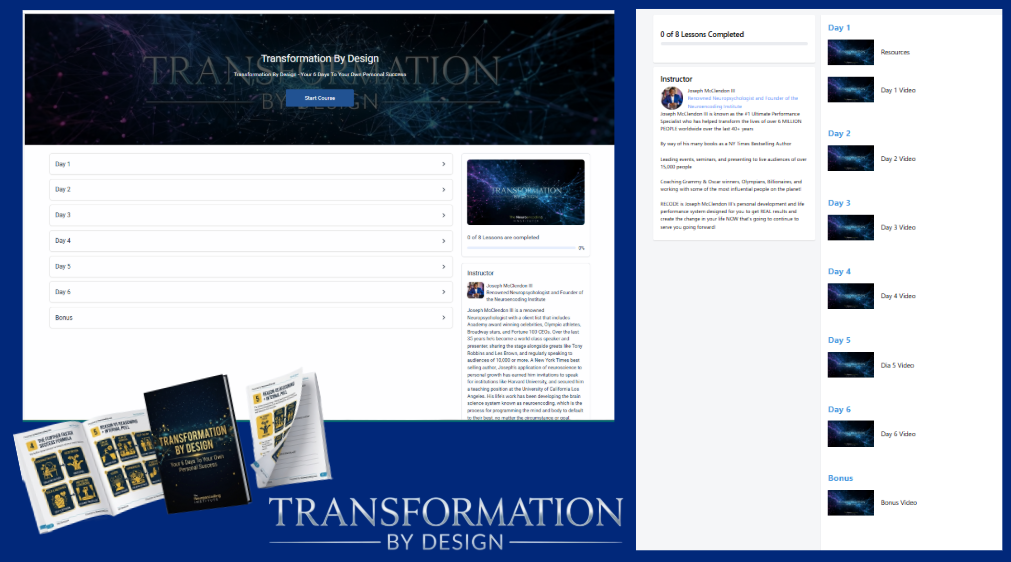 Transformation by Design course